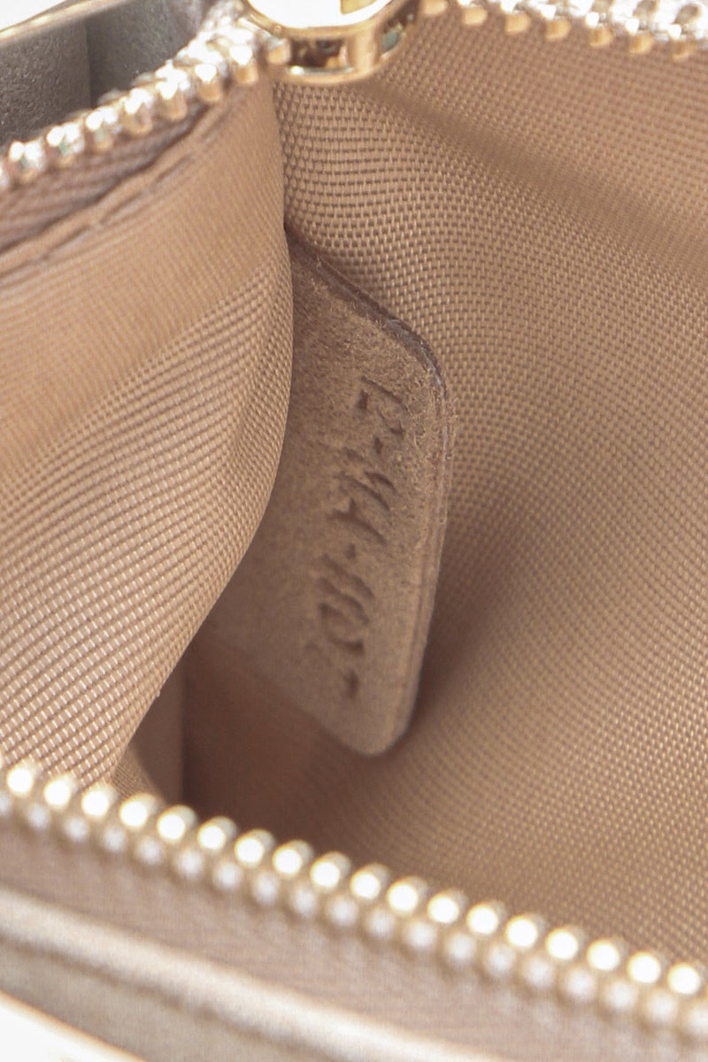 Diorama Wallet on a Chain Bag - Nude