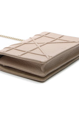 Diorama Wallet on a Chain Bag - Nude