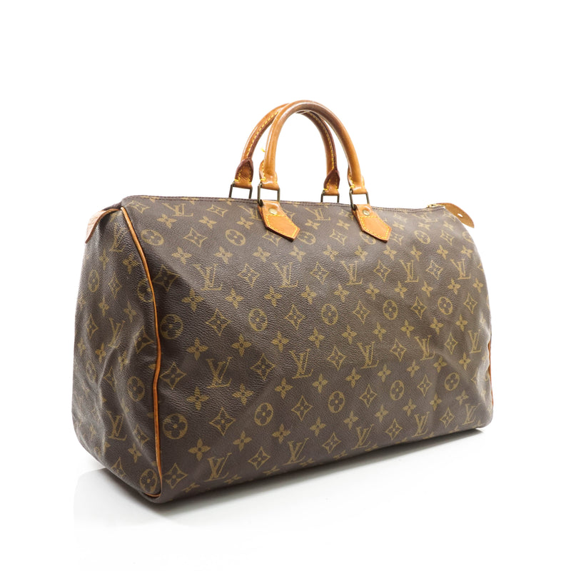 Louis Vuitton Speedy 40 Satchel Bag