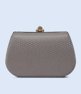 Shiny Silver Clutch