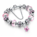 Crystal Beads Bracelets & Bangles Snake Chain Charm Bracelets For Women Jewellery