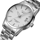 Men's single day steel watches, non mechanical watches, foreign trade watches wholesale