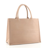 Book Tote Embossed Leather Small