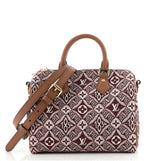 Speedy Bandouliere Bag Limited Edition Since 1854 Monogram Jacquard 25