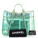 Coco Splash Shopping Tote Quilted PVC With Lambskin Medium