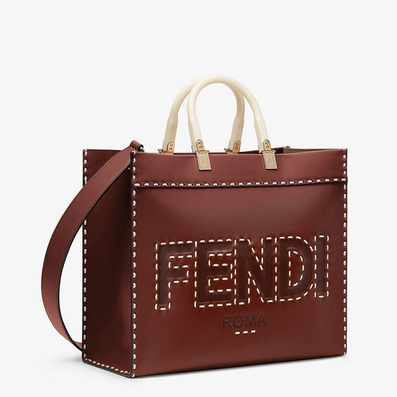 Fendi Medium Leather Shopper