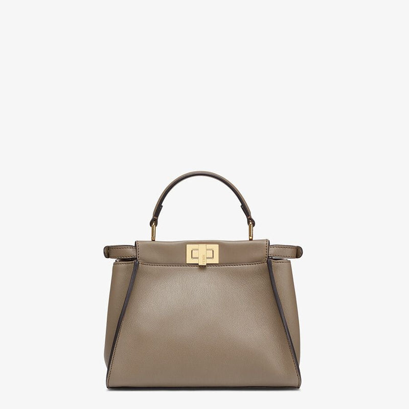 Fendi Gray Leather Bag