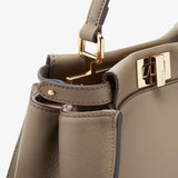 Fendi Gray Leather Bag