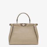 Fendi Beige Cuoio Romano Leather Bag