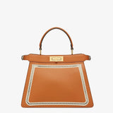 Fendi Medium Embroidered Leather Bag