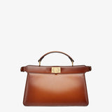 Fendi East-west Brown Leather Bag