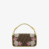 Fendi Embroidered Ff Fabric Bag