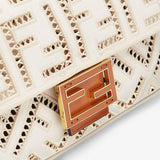 Fendi Canvas Bag With Embroidery