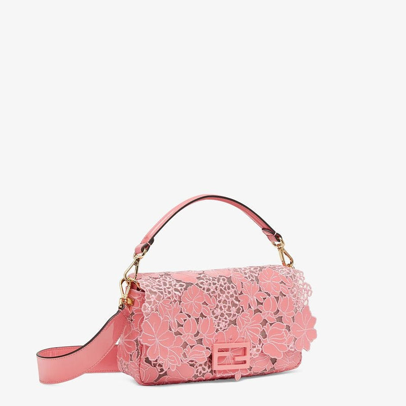 Fendi Embroidered Patent Leather Bag