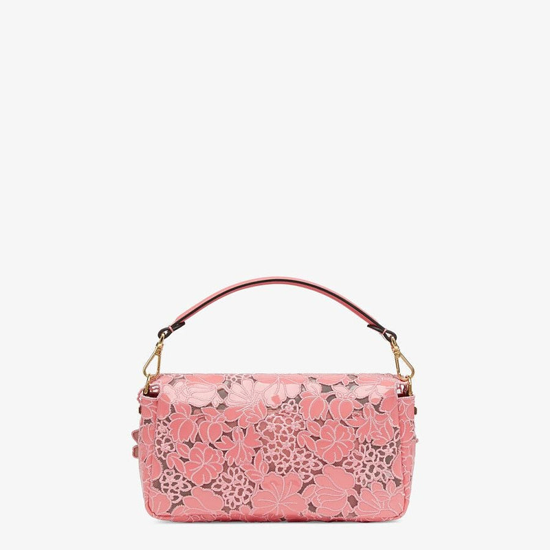 Fendi Embroidered Patent Leather Bag