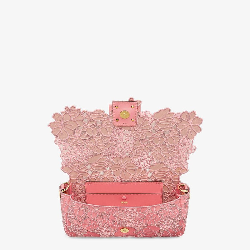 Fendi Embroidered Patent Leather Bag