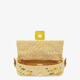 Fendi Ff Vertigo Jacquard Bag With Embroidery