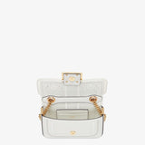 Fendi Embroidered  Leather Bag
