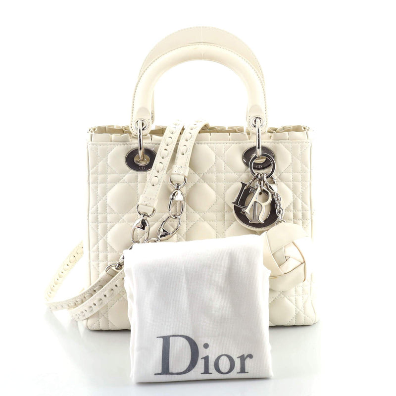 Lady Dior Bag Cannage Quilt Lambskin Medium