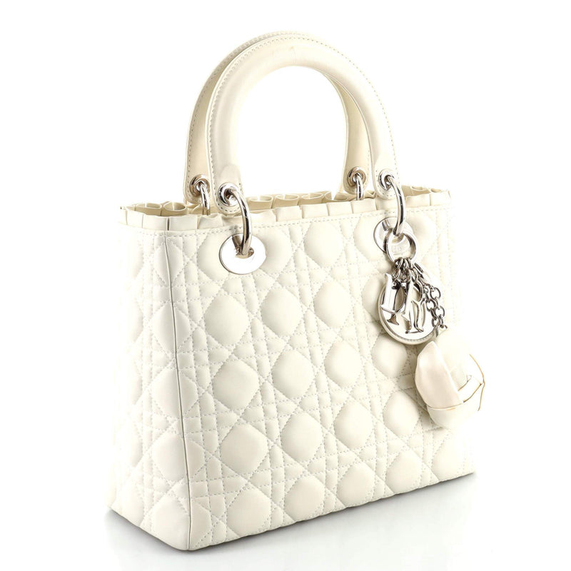 Lady Dior Bag Cannage Quilt Lambskin Medium