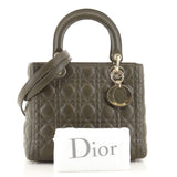 Lady Dior Bag Cannage Quilt Lambskin Medium
