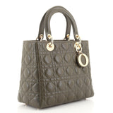 Lady Dior Bag Cannage Quilt Lambskin Medium