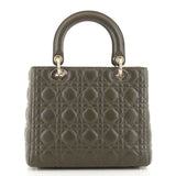 Lady Dior Bag Cannage Quilt Lambskin Medium