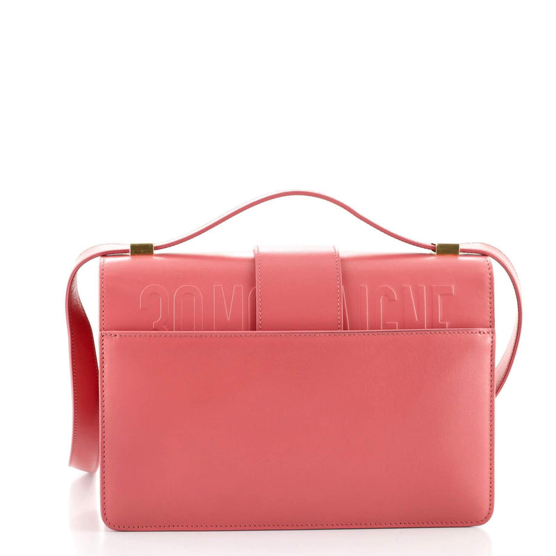 30 Montaigne Flap Bag Leather