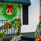 Christmas Garland 50CM Luminous LED Warm Light Metal
