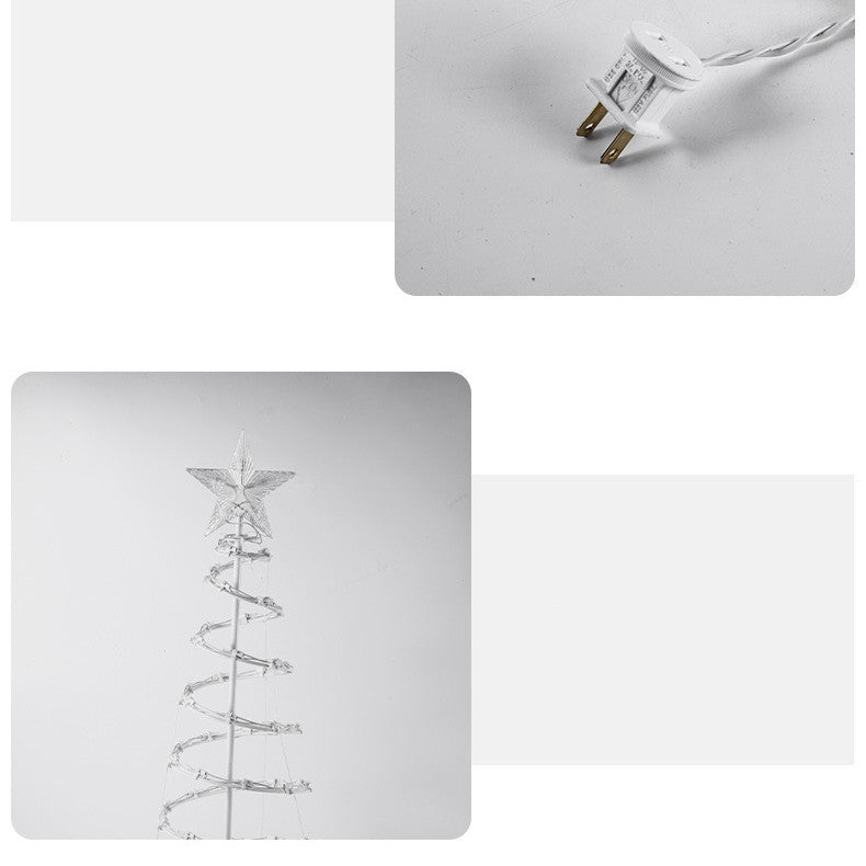 Christmas Tree Light Christmas Spiral Tree Indoor And Outdoor