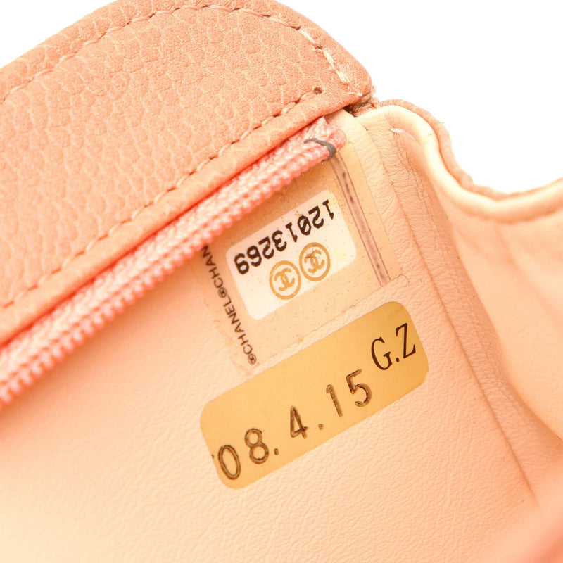 Chanel CC Caviar Leather Pouch