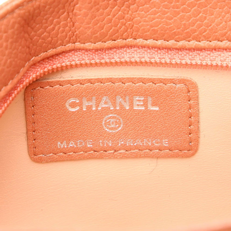 Chanel CC Caviar Leather Pouch