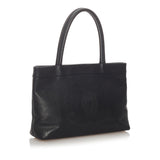 Chanel CC Caviar Leather Tote Bag