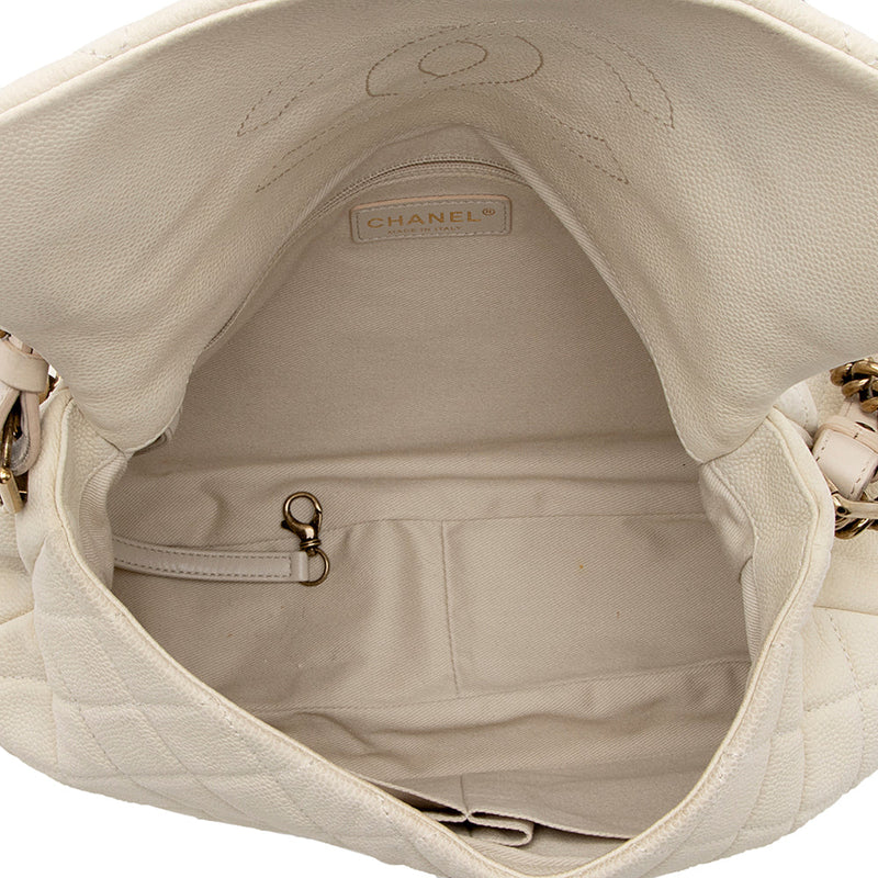 Chanel Caviar Leather Country Chic Messenger Bag