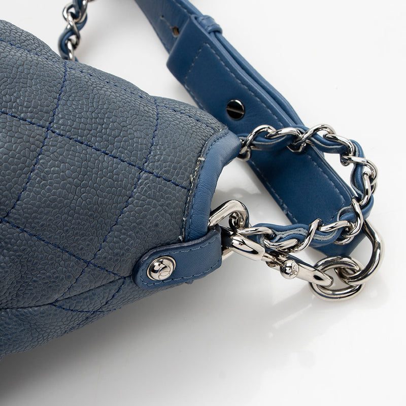 Chanel Caviar Leather French Riviera Hobo