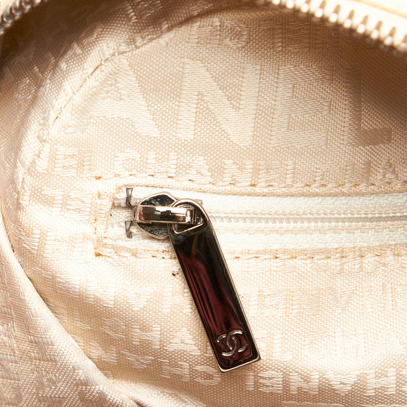 Chanel Choco Bar Caviar Leather Shoulder Bag