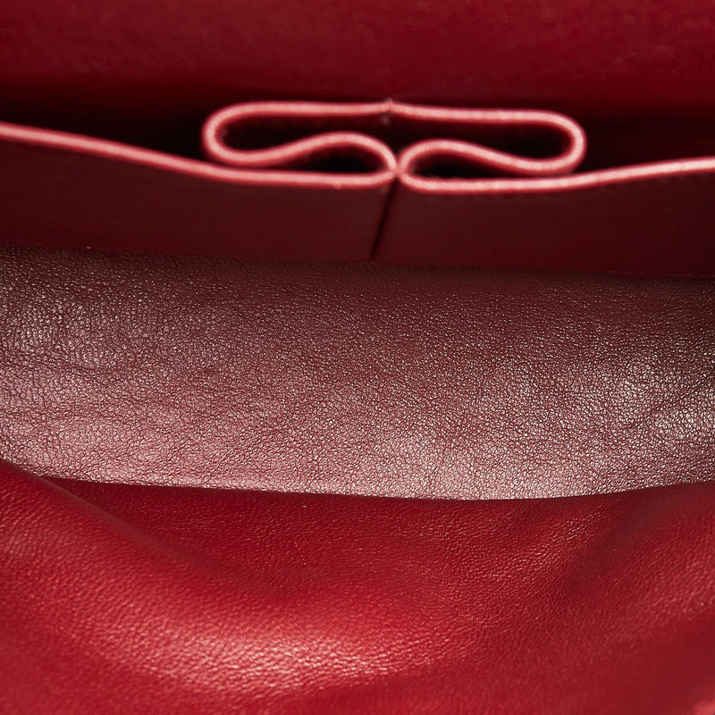 Chanel Classic Medium Lambskin Leather Double Flap Bag (SHG-28016)