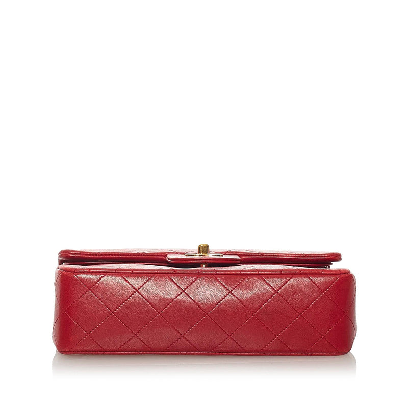 Chanel Classic Small Lambskin Leather Single Flap Bag
