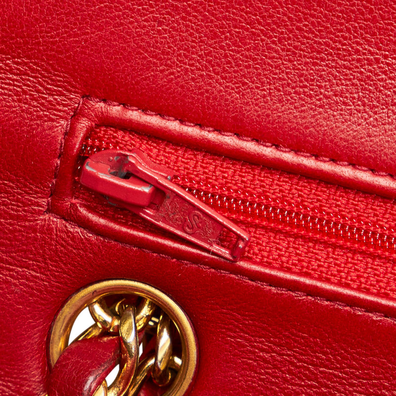 Chanel Classic Small Lambskin Leather Single Flap Bag