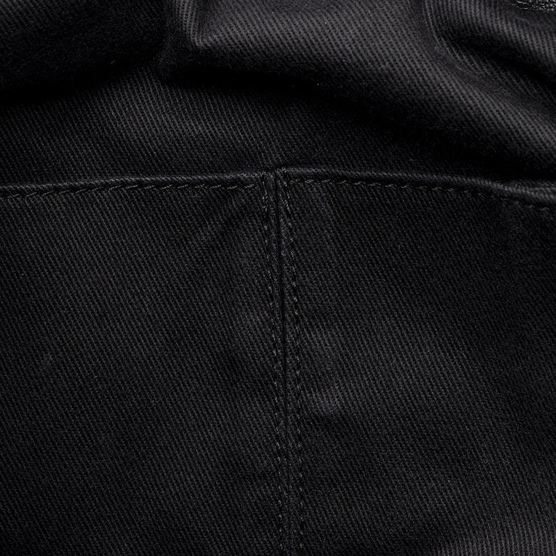 Chanel Lambskin Bubble Quilted Drawstring Shoulder Bag