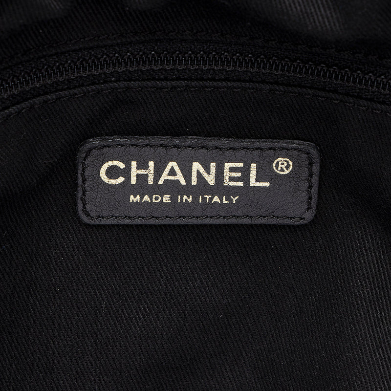 Chanel Lambskin Bubble Quilted Drawstring Shoulder Bag