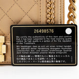 Chanel Lambskin Chain Top Handle Small Boy Bag