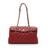 Chanel Lambskin Flap CC Shoulder Bag