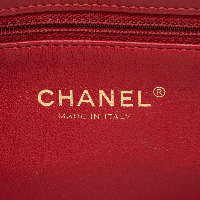 Chanel Lambskin Flap CC Shoulder Bag