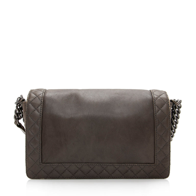 Chanel Lambskin Reverso Medium Boy Bag