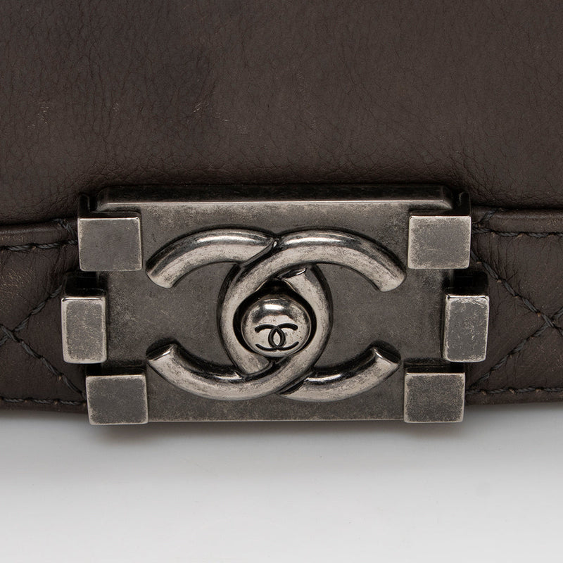 Chanel Lambskin Reverso Medium Boy Bag