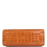 Christian Dior Honey Large Lady Dior Alligator Tote Gold Hardware