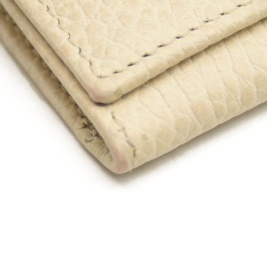 GG MARMONT CARD CASE WALLET White Cream