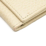 GG MARMONT CARD CASE WALLET White Cream