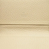 GG MARMONT CARD CASE WALLET White Cream